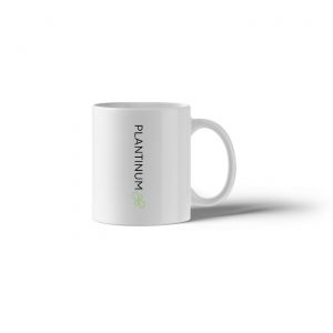 Plantinum-CBD Merchandise Mug White